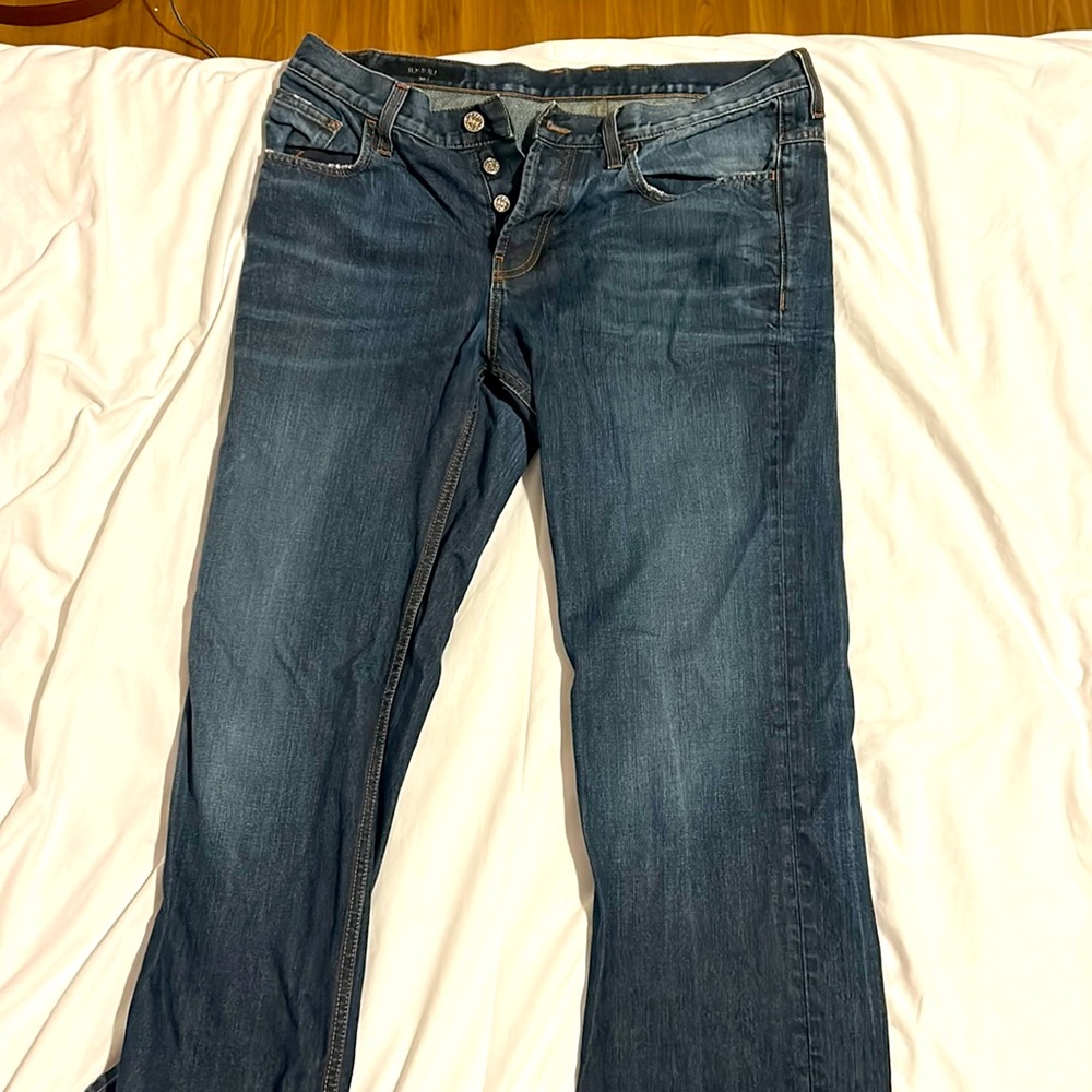 Dark blue Gucci jeans
